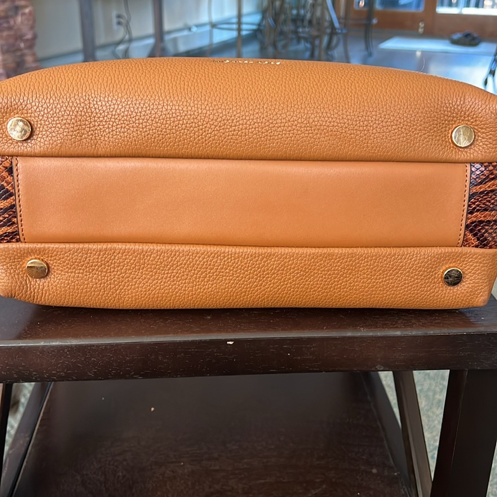 Michael Kors Rollins Large Python Embossed Satchel - image 4